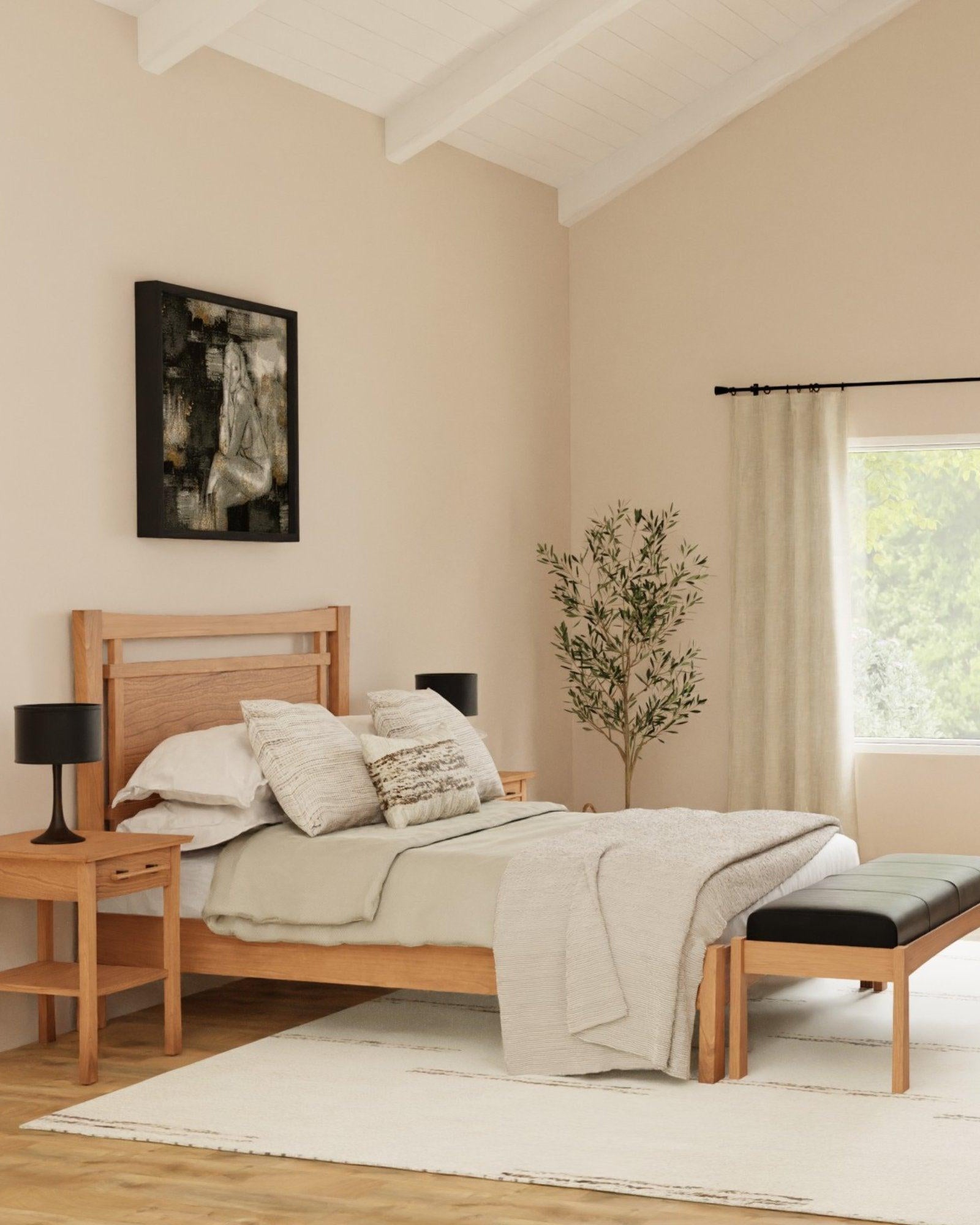 Linn Bedroom in Oak by Copeland