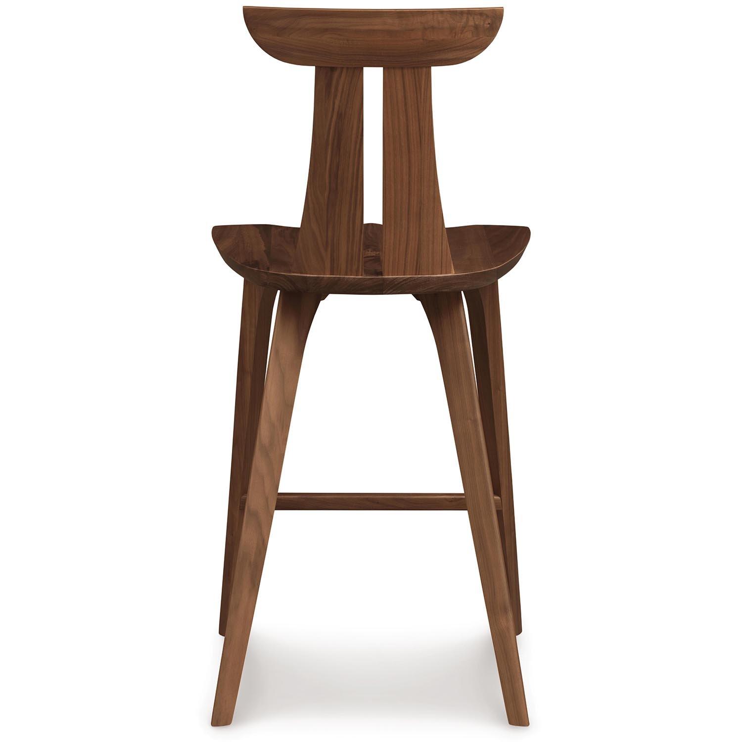 Estelle Counter Stool in Natural Walnut - Urban Natural Home Furnishings. Counter Stools, Copeland