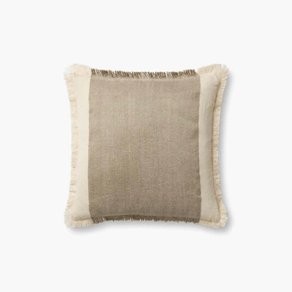 Seraphina Pillow Ivory/Earth (Set of 2) Loloi Urban Natural Home