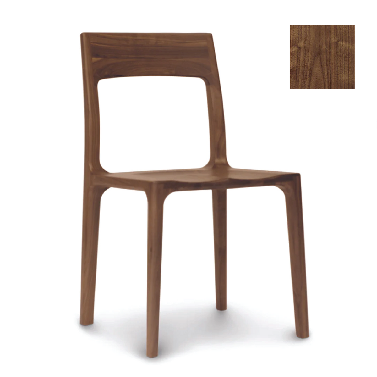 Lisse Dining Chair in Walnut Copeland Urban Natural Home