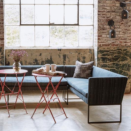 Grade H: Bengal Pin Stripe Indigo (Essentials Tier 2) - Urban Natural Home Furnishings