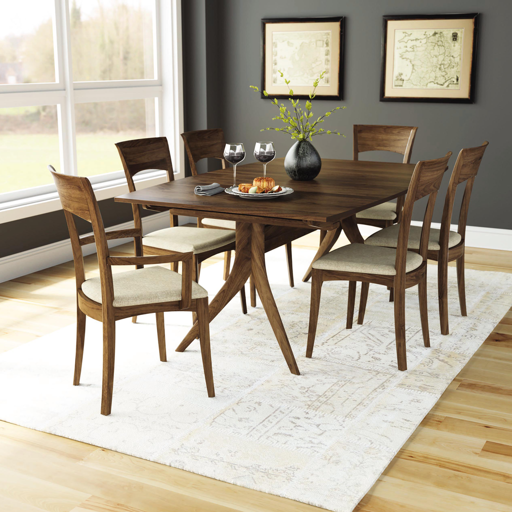 Catalina Extension Trestle Table in Walnut - Urban Natural Home Furnishings