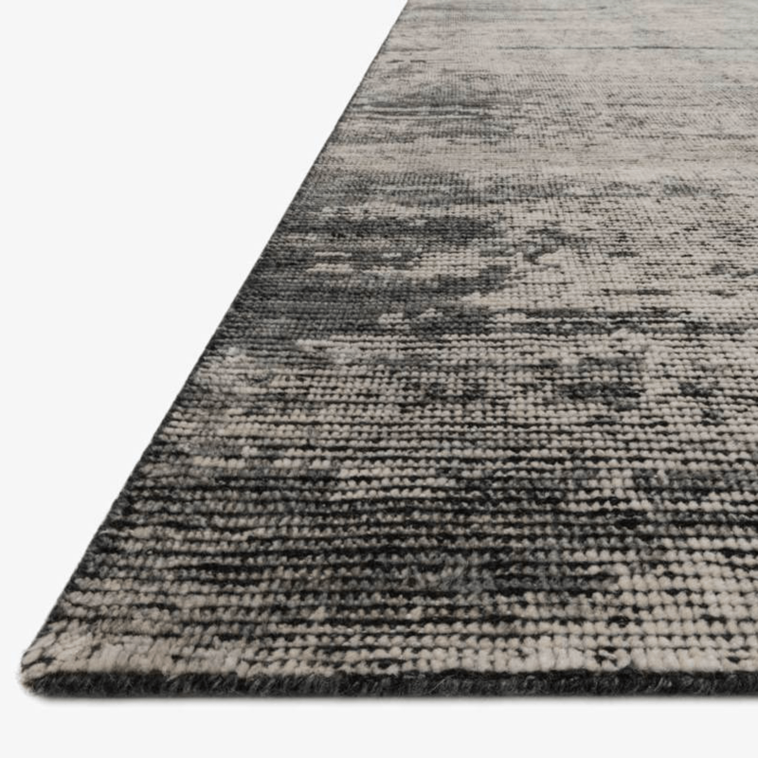 Amara Hand Knotted Rug in Silver/Dark Grey - Urban Natural Home Furnishings