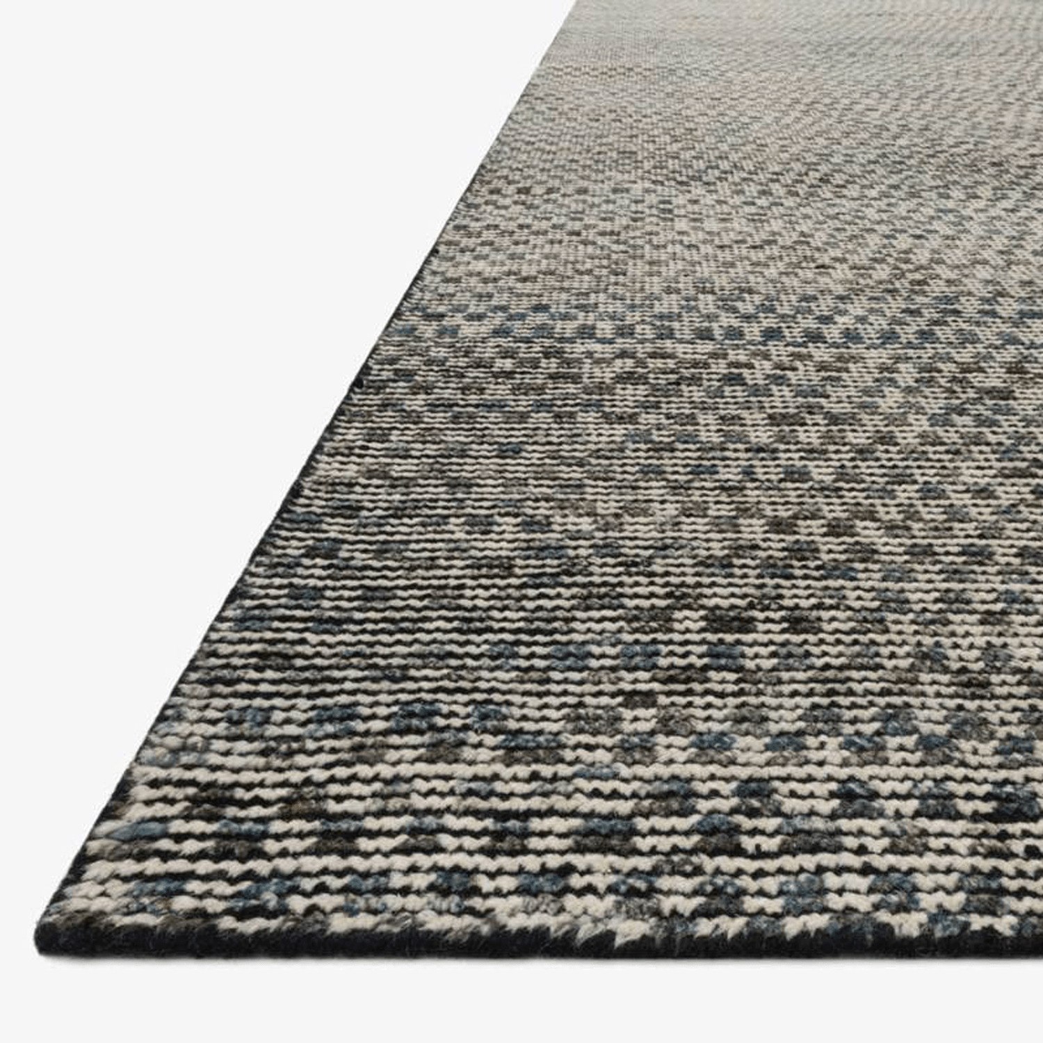 Amara Hand Knotted Rug in Natural/Slate - Urban Natural Home Furnishings