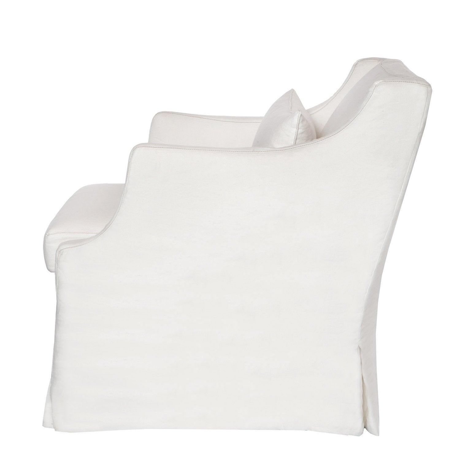 Amalia Slipcovered Chair - Urban Natural Home Furnishings. Living Room Chair, Cisco Brothers