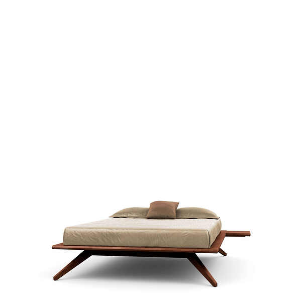 Astrid Bed without Headboard Panel in Cherry - Urban Natural Home Furnishings