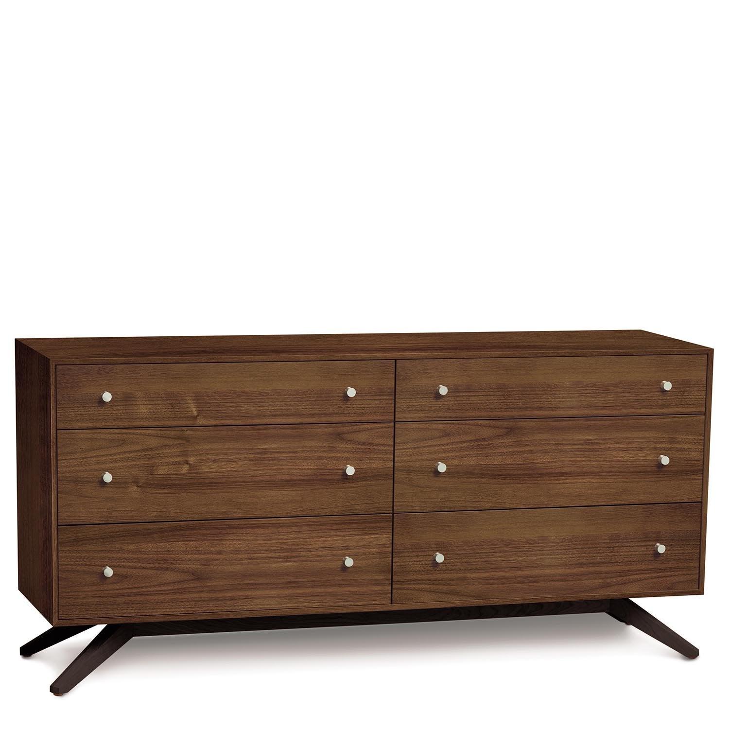 Astrid Six-Drawer Dresser in Walnut - Urban Natural Home Furnishings. Dressers & Armoires, Copeland