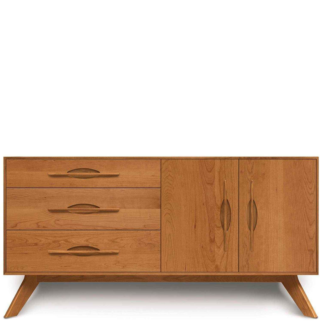 Audrey 3 Drawers on Left, 2 Doors on Right Buffet in Cherry - Urban Natural Home Furnishings.  Buffet, Copeland
