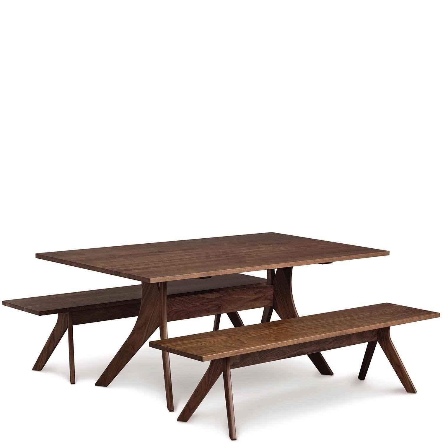 Audrey Fixed Top Tables in Natural Walnut - Urban Natural Home Furnishings. Dining Table, Copeland