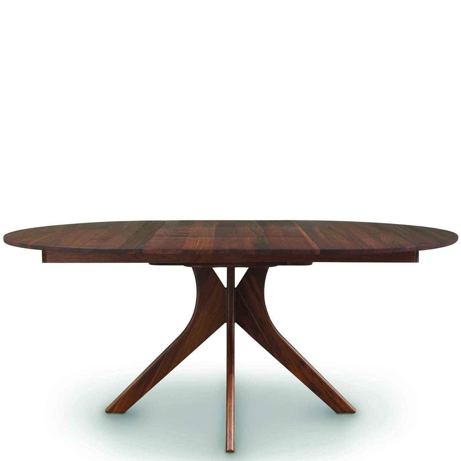 Audrey Round Extension Table in Walnut - Urban Natural Home Furnishings. Dining Table, Copeland