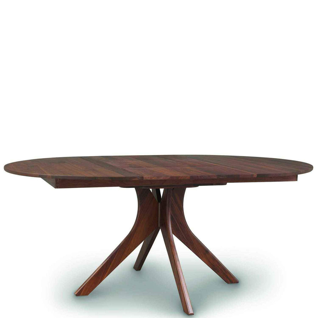 Audrey Round Extension Table in Walnut - Urban Natural Home Furnishings.  Dining Table, Copeland