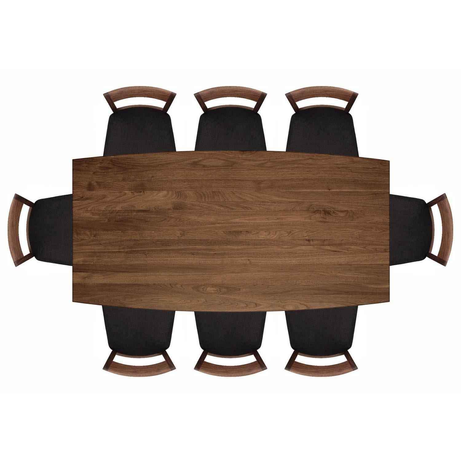 Catalina Fixed Top Table in Walnut - Urban Natural Home Furnishings. Dining Table, Copeland