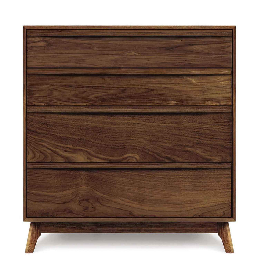 Catalina Four-Drawer Dresser in Walnut - Urban Natural Home Furnishings.  Dressers & Armoires, Copeland