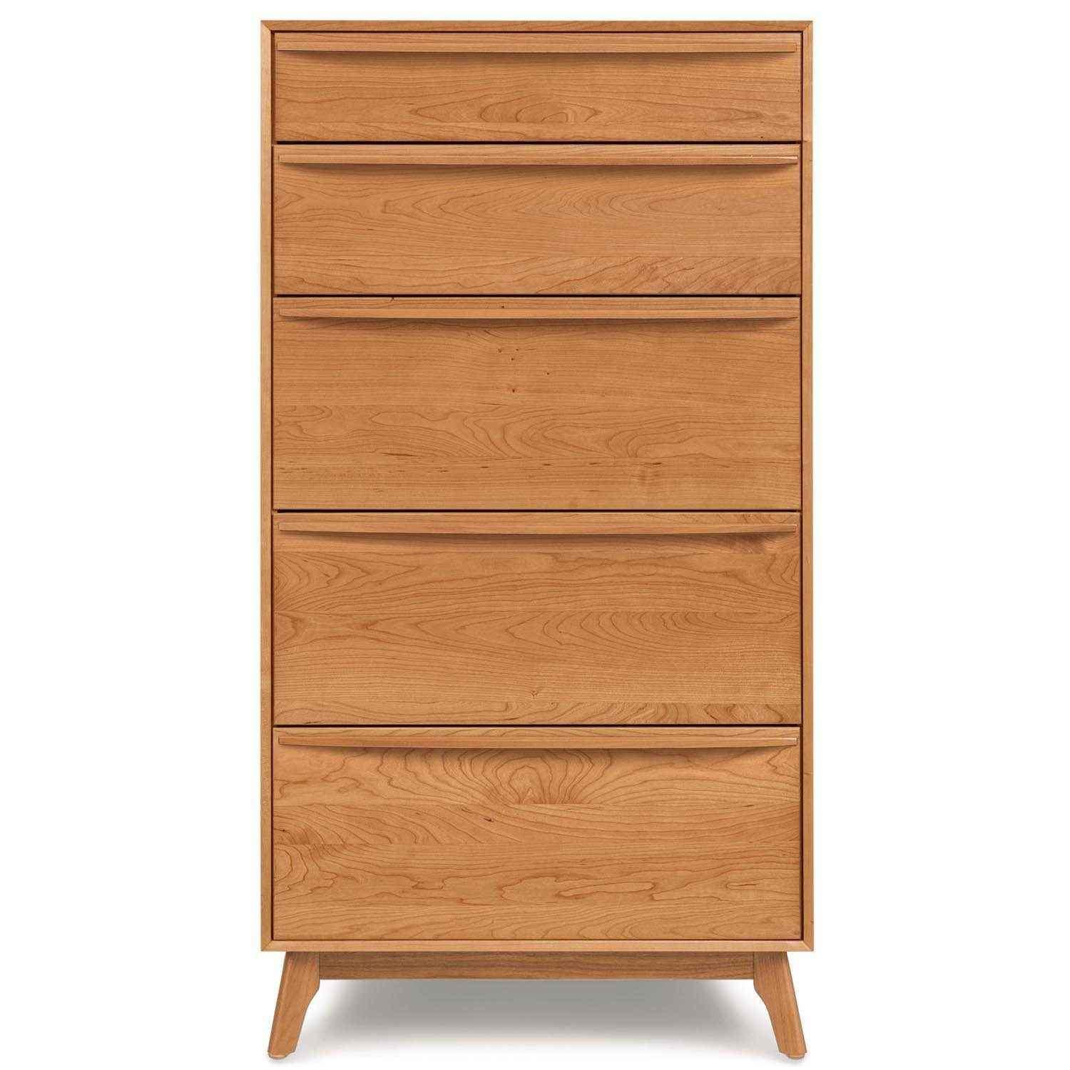 Catalina Five-Drawer Dresser in Cherry - Urban Natural Home Furnishings. Dressers & Armoires, Copeland