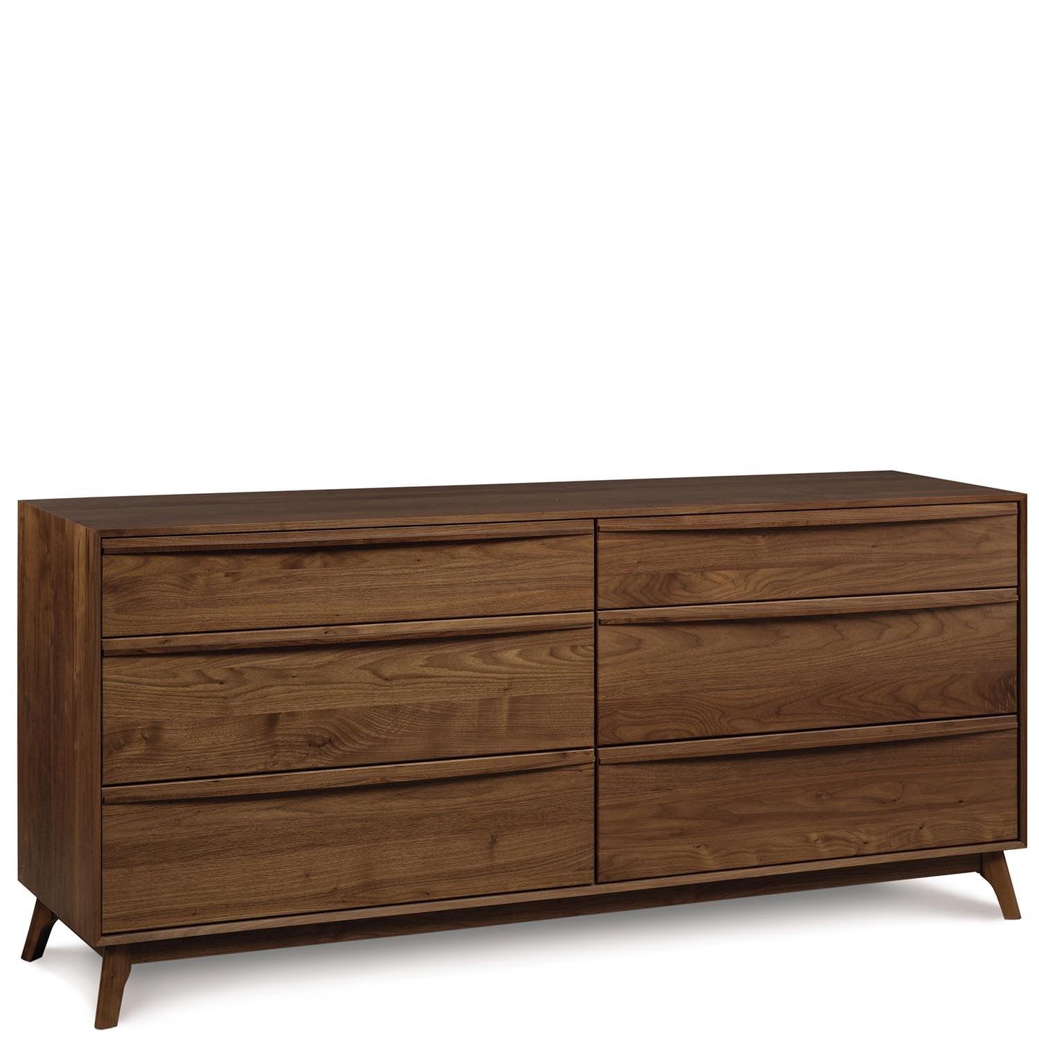 Catalina Six-Drawer Dresser in Walnut - Urban Natural Home Furnishings. Dressers & Armoires, Copeland