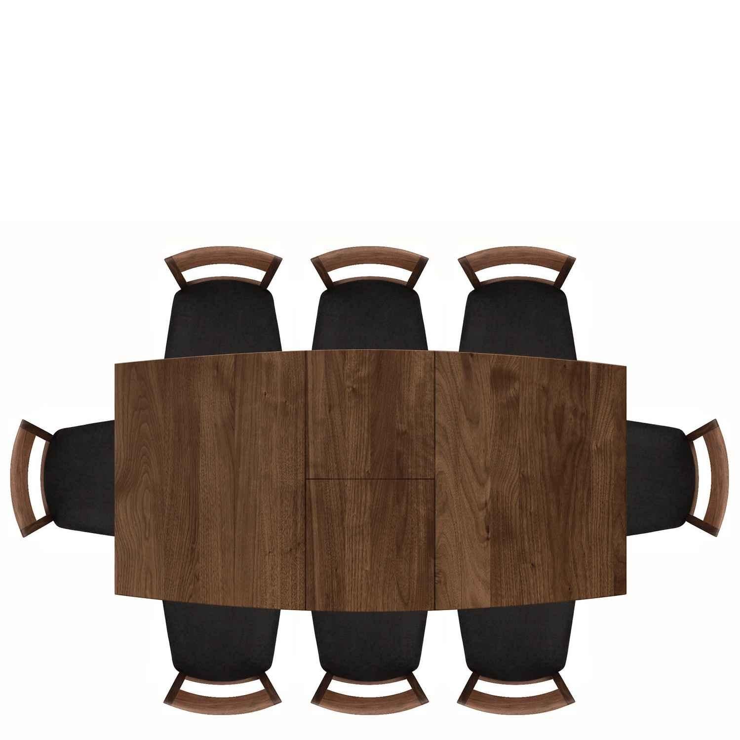 Catalina Four Leg Extension Table in Walnut - Urban Natural Home Furnishings