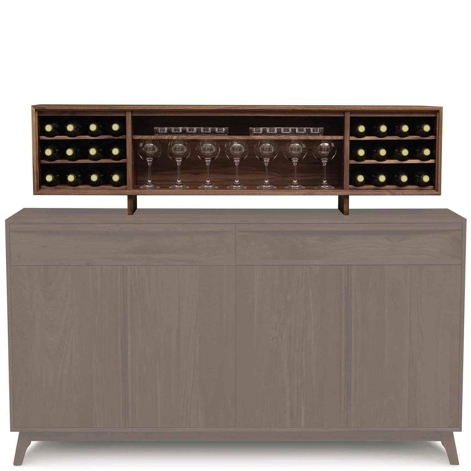 Hutch 16" in Walnut - Urban Natural Home Furnishings. Buffet, Copeland