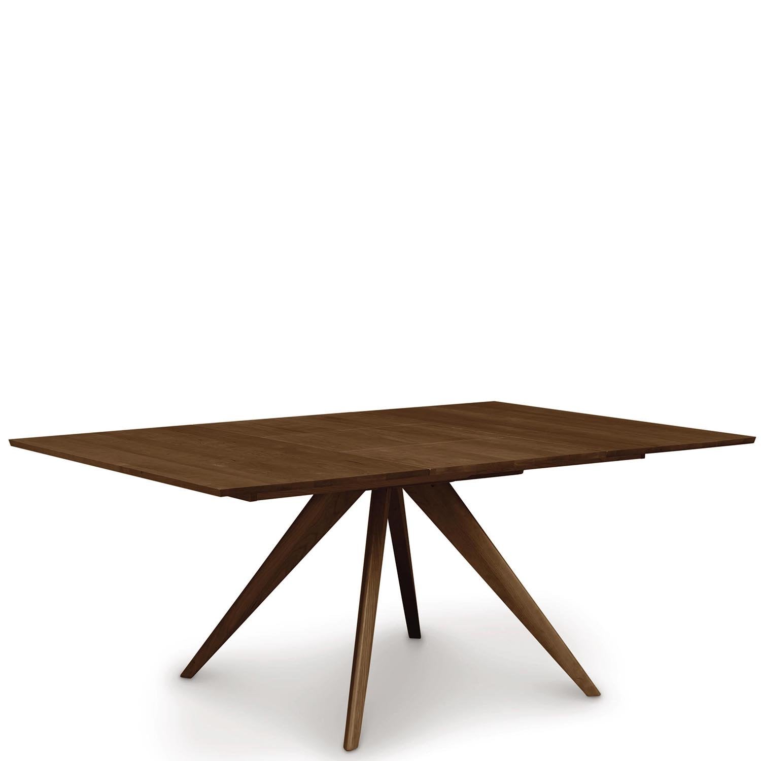 Catalina 48" Square Top Extension Table in Walnut - Urban Natural Home Furnishings. Dining Table, Copeland