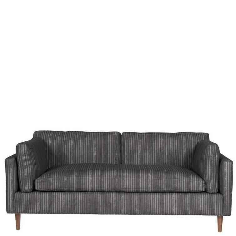 Grade H: Bengal Pin Stripe Charcoal by Swatches