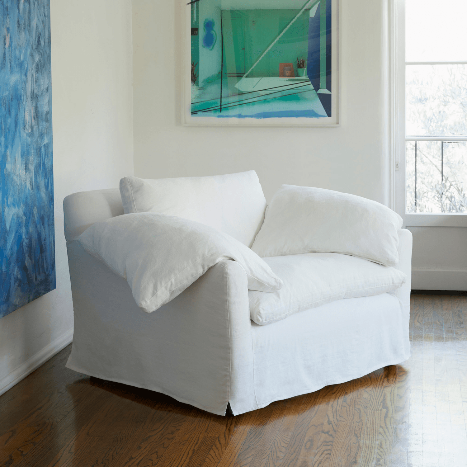 Donato Chair and a Half - Urban Natural Home Furnishings