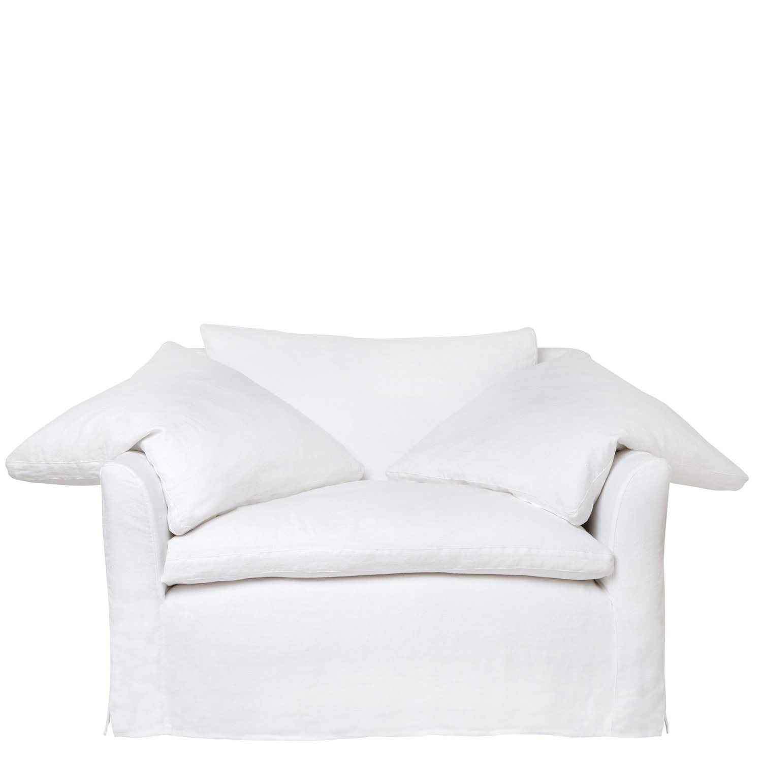 Donato Slipcovered Chair and a Half - Urban Natural Home Furnishings. Living Room Chair, Cisco Brothers