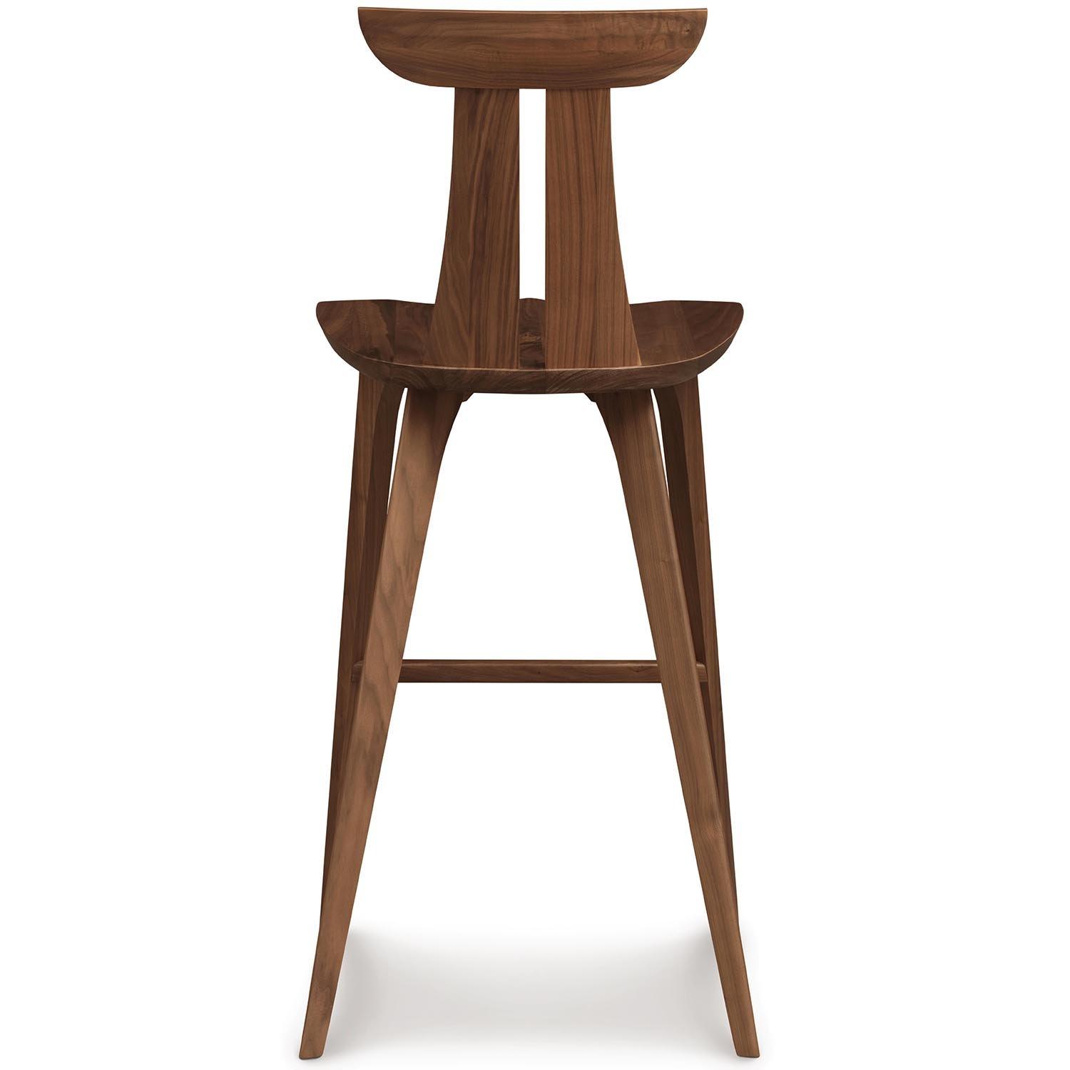 Estelle Bar Stool in Natural Walnut - Urban Natural Home Furnishings. Counter Stools, Copeland