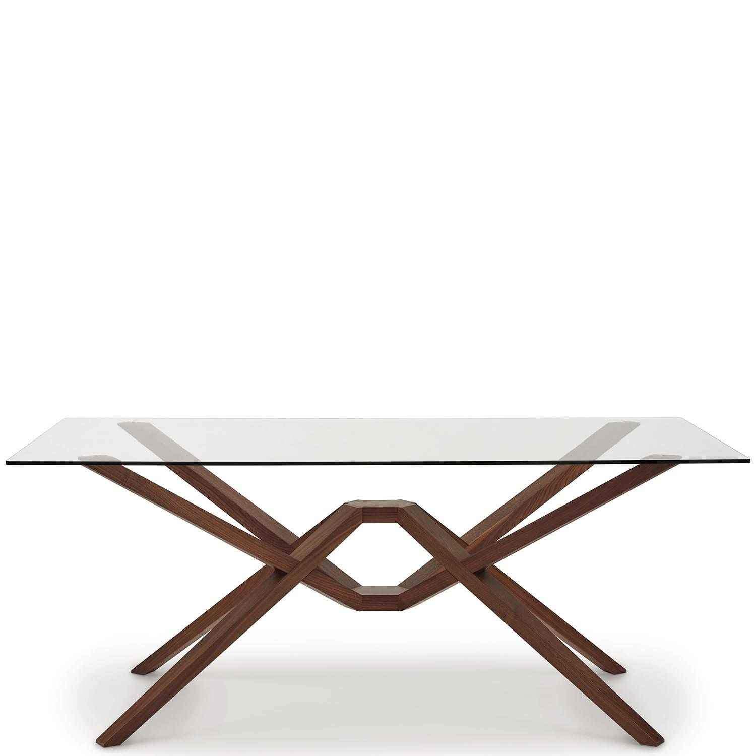 Exeter Glass Top Tables In Walnut - Urban Natural Home Furnishings. Dining Table, Copeland