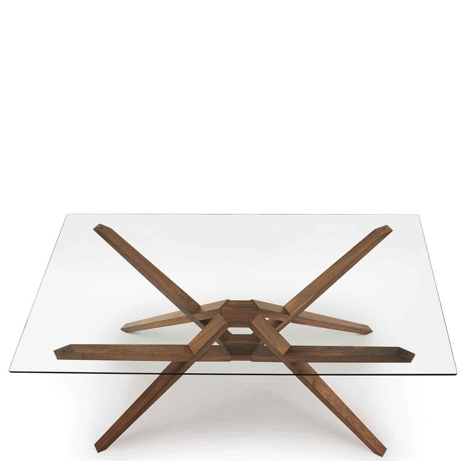 Exeter Glass Top Tables In Walnut - Urban Natural Home Furnishings. Dining Table, Copeland