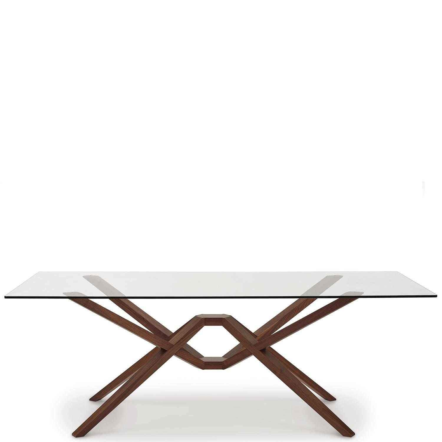 Exeter Glass Top Tables In Walnut - Urban Natural Home Furnishings. Dining Table, Copeland