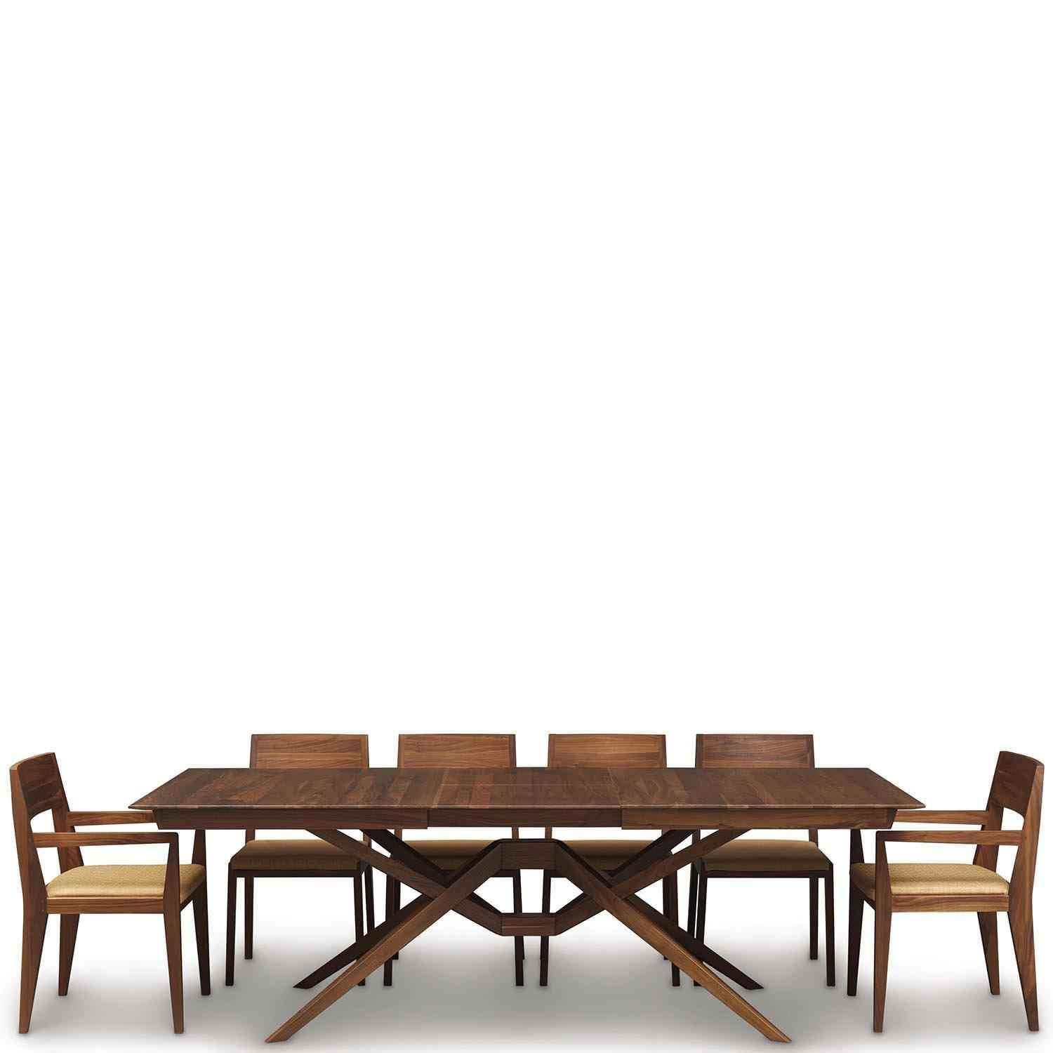 Exeter Single Leaf Extension Table in Walnut - Urban Natural Home Furnishings. Dining Table, Copeland