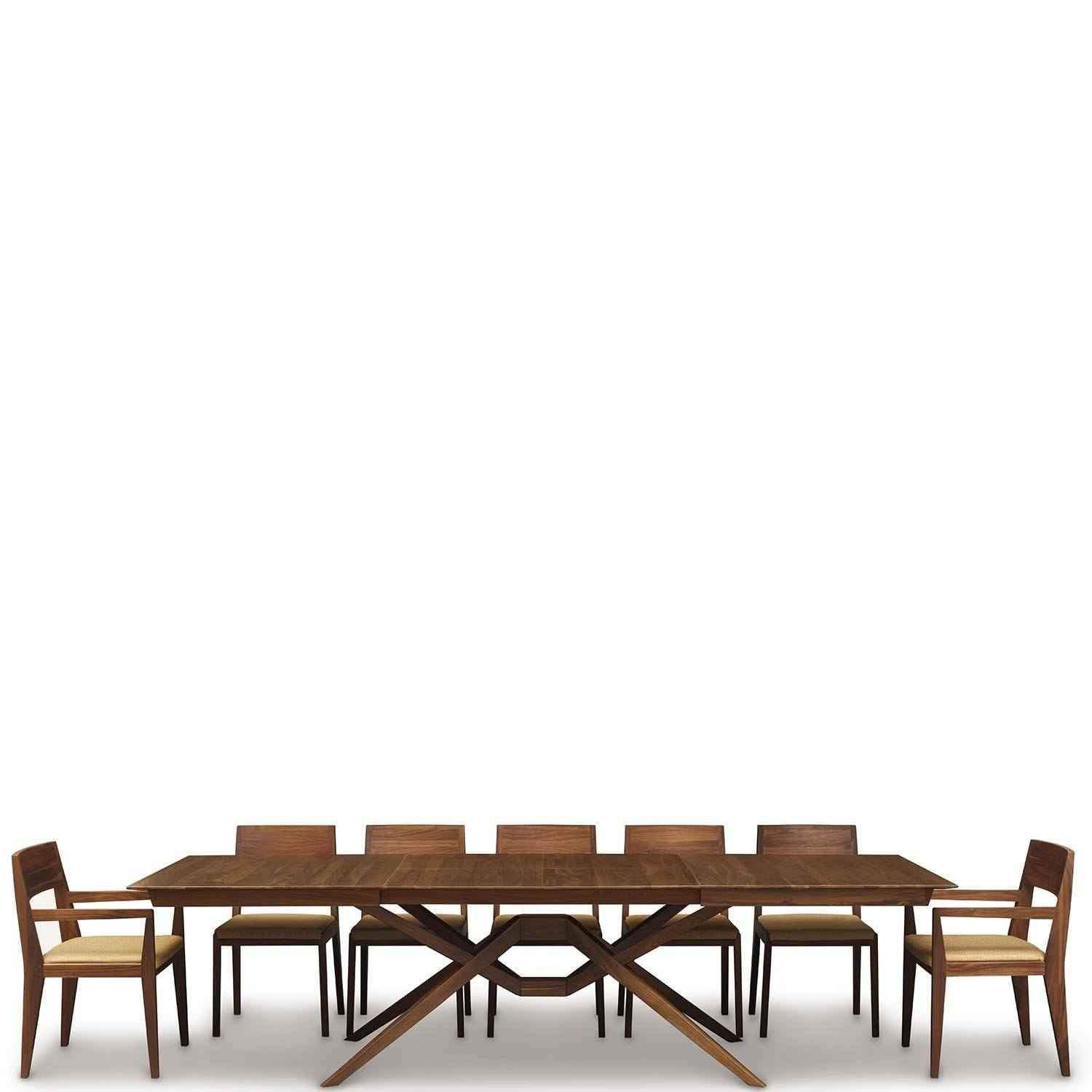 Exeter Double Leaf Extension Table in Walnut - Urban Natural Home Furnishings. Dining Table, Copeland