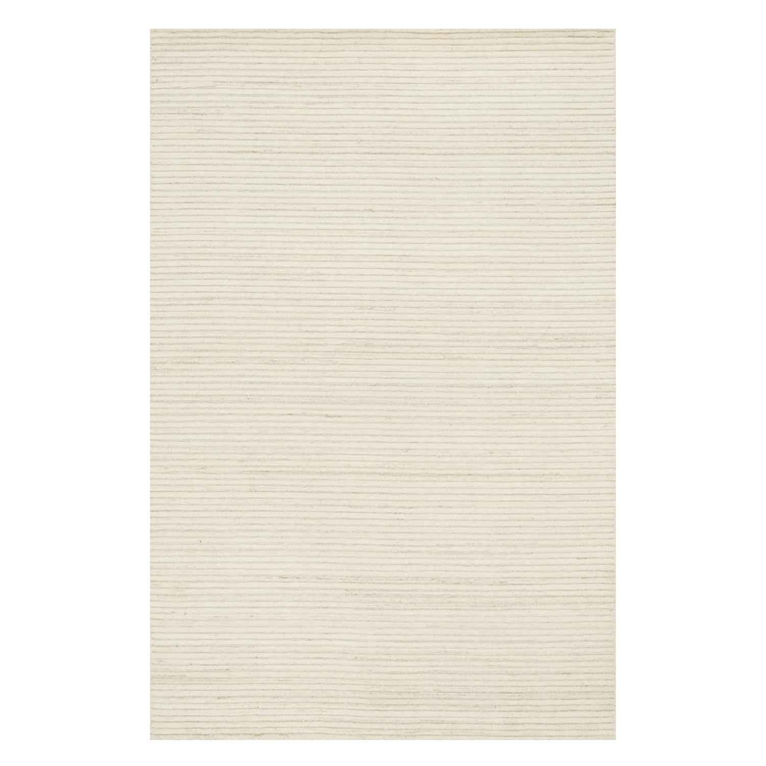 Hadley Hand Loomed Area Rug in Ivory by Loloi