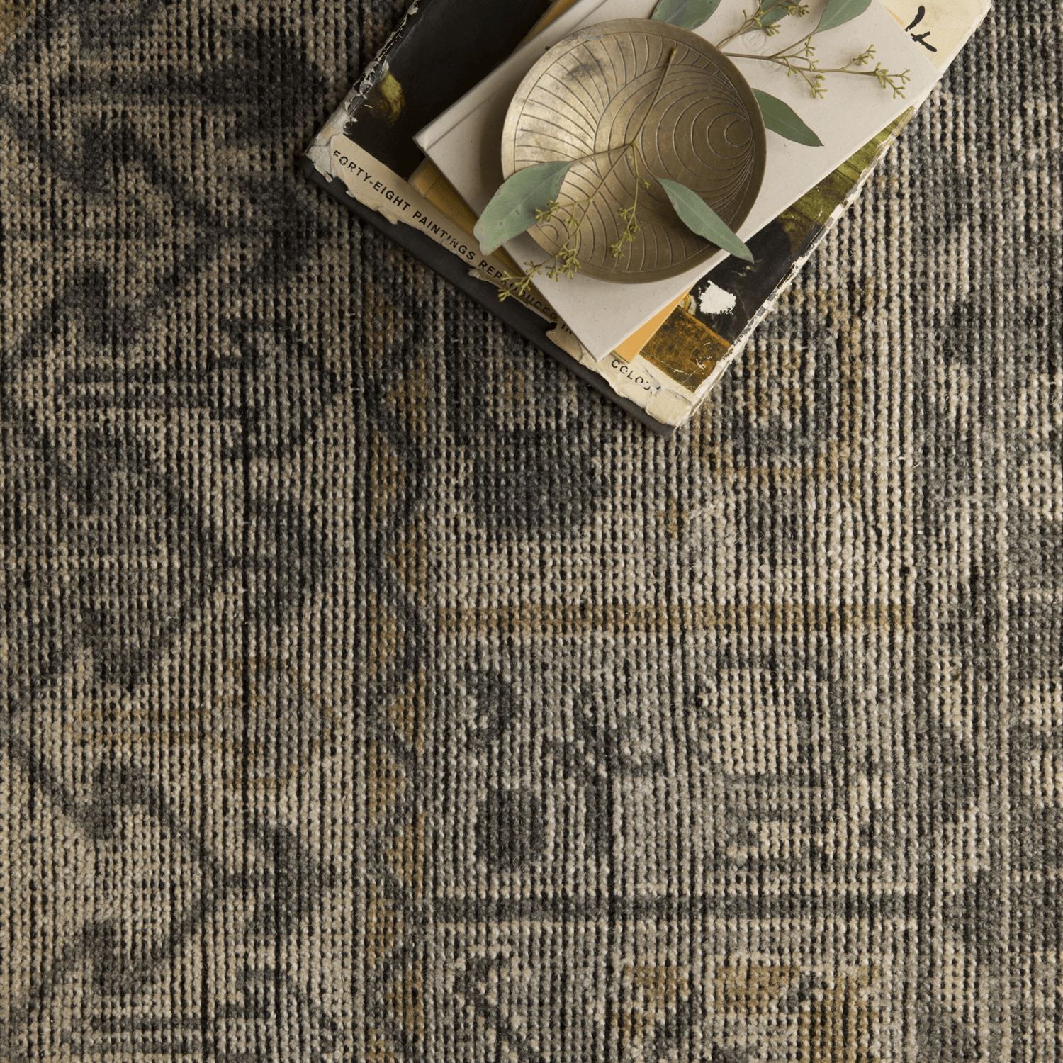 Heirloom Hand Knotted Rug in Bone/Charcoal - Urban Natural Home Furnishings
