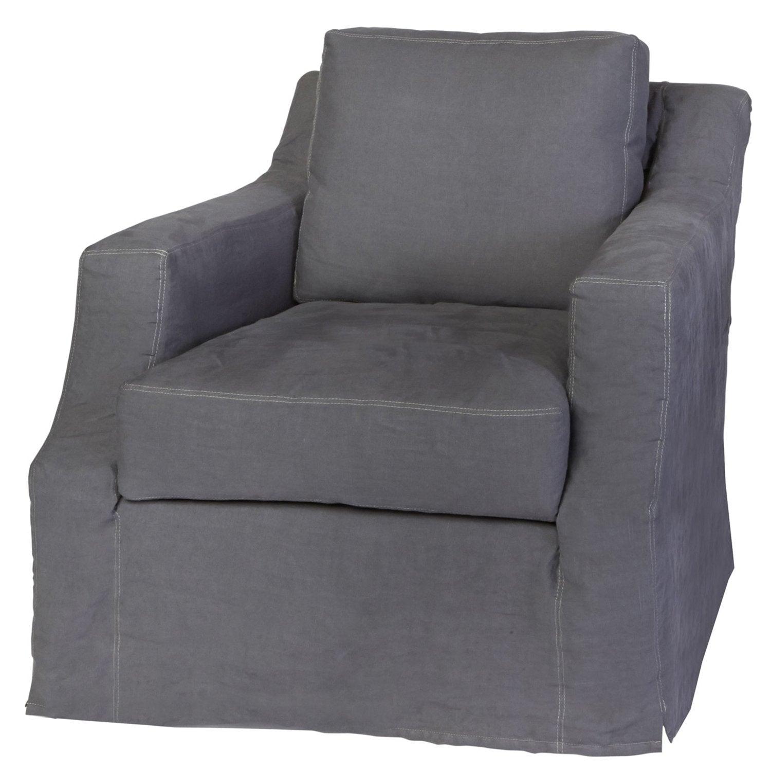 Hayden Deluxe Slipcovered Chair - Urban Natural Home Furnishings. Living Room Chair, Cisco Brothers