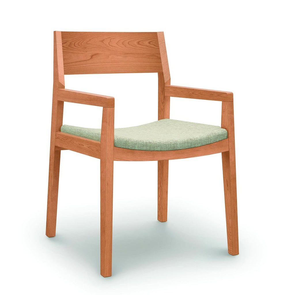 Iso Upholstered Armchair in Cherry - Urban Natural Home Furnishings