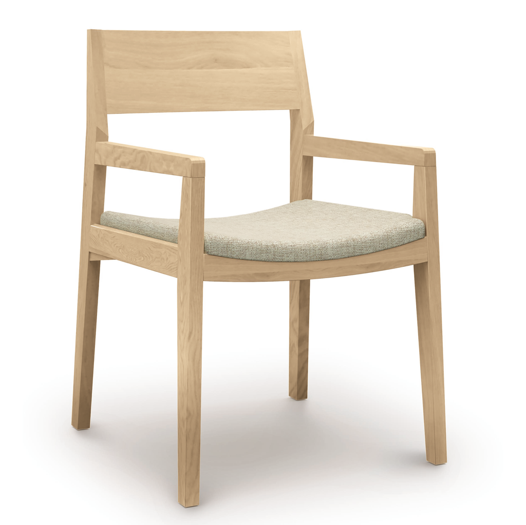 Iso Armchair in Oak with Upholstery - Urban Natural Home Furnishings