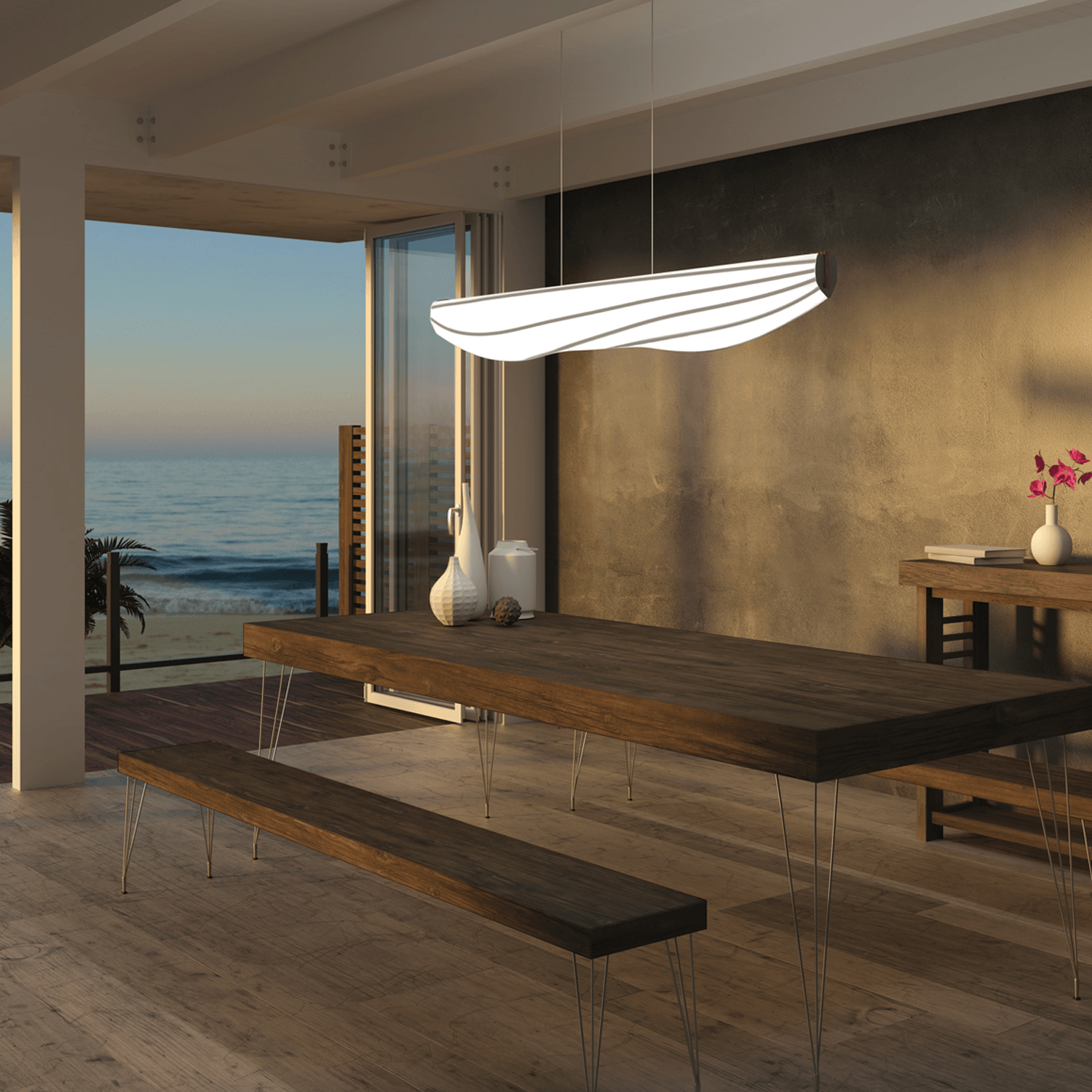 Lenis Linear Pendant - Urban Natural Home Furnishings