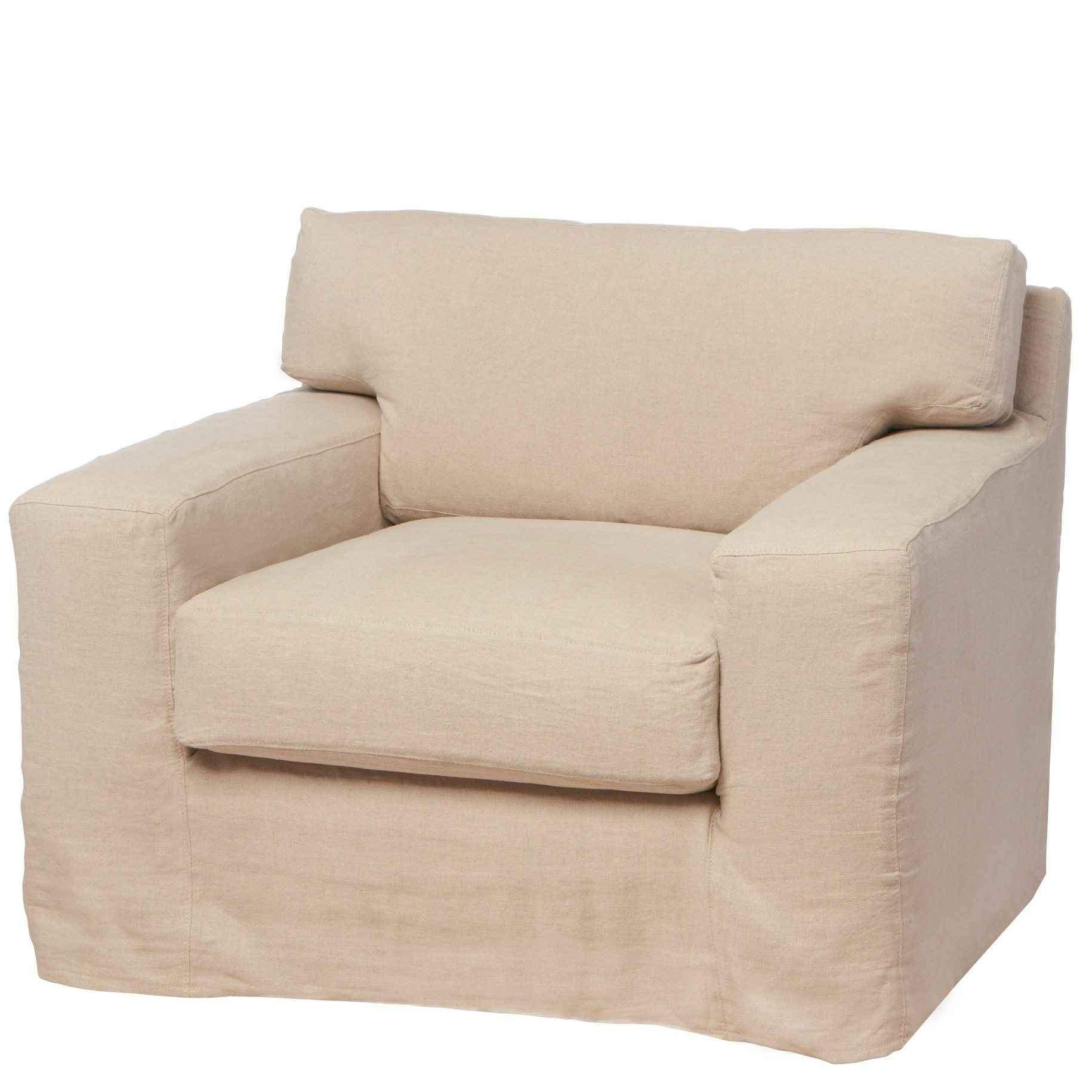 Loft Slipcovered Chair - Urban Natural Home Furnishings. Living Room Chair, Cisco Brothers