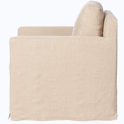Louis Mini Slipcovered Chair - Urban Natural Home Furnishings. Living Room Chair, Cisco Brothers