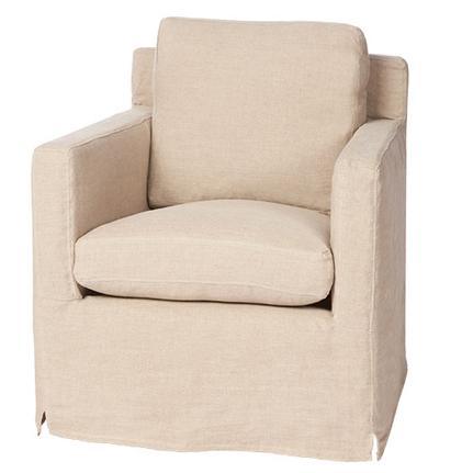 Louis Mini Slipcovered Chair - Urban Natural Home Furnishings. Living Room Chair, Cisco Brothers
