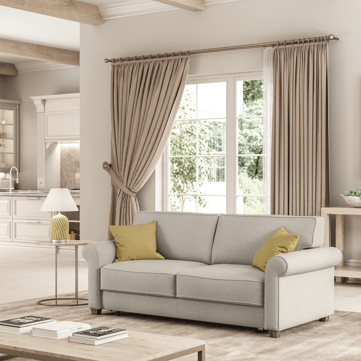 Casey Queen Size Sleeper Sofa - Urban Natural Home Furnishings