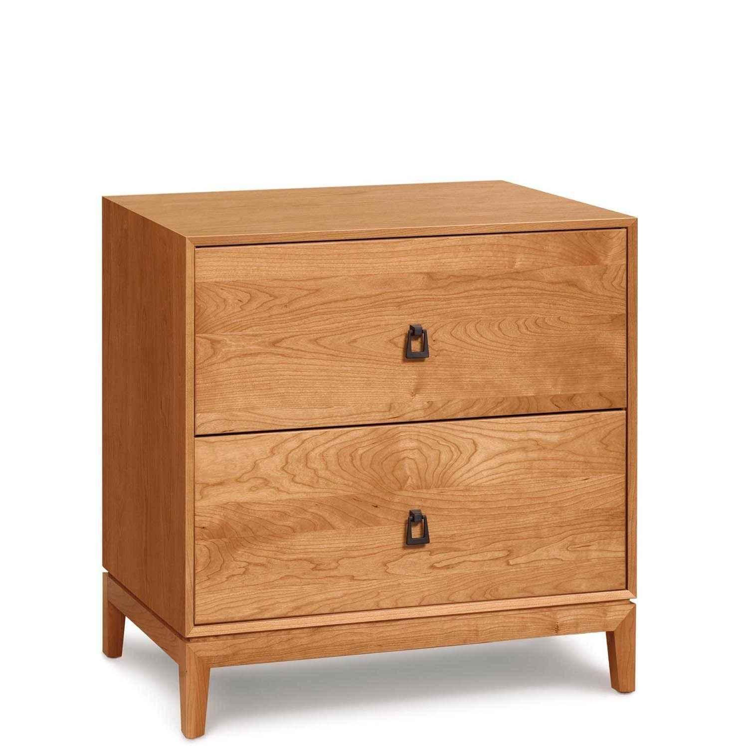 Mansfield Two Drawer Nightstand - Urban Natural Home Furnishings. Dressers & Armoires, Copeland