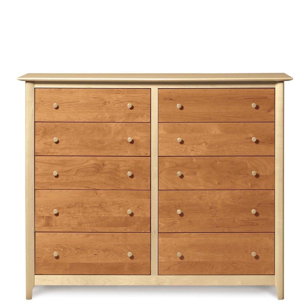 Sarah Ten Drawer Dresser in Maple/Cherry - Urban Natural Home Furnishings. Dressers & Armoires, Copeland