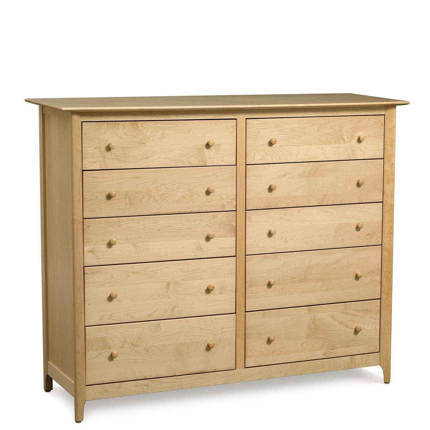Sarah Ten Drawer Dresser in Maple - Urban Natural Home Furnishings. Dressers & Armoires, Copeland