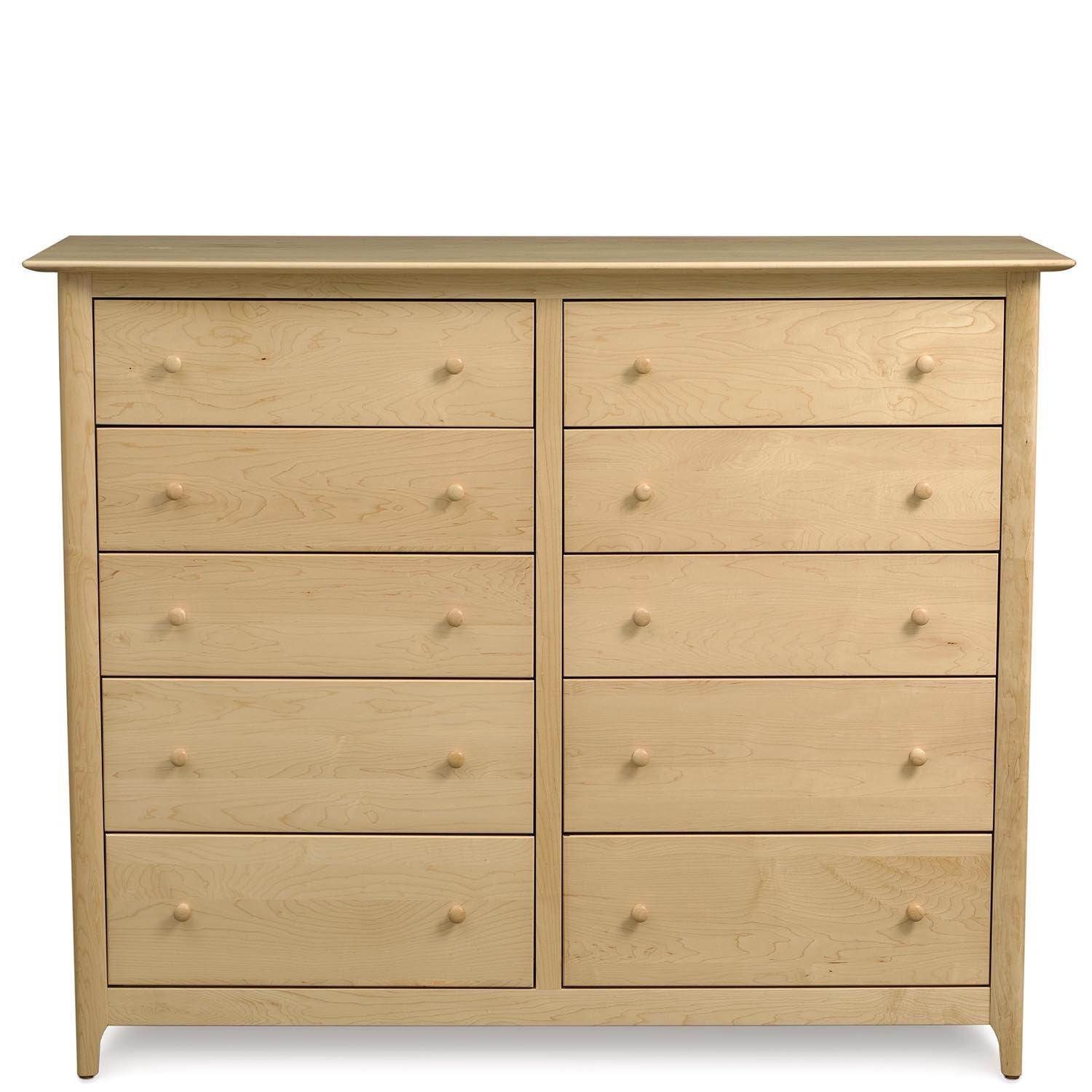 Sarah Ten Drawer Dresser in Maple - Urban Natural Home Furnishings. Dressers & Armoires, Copeland