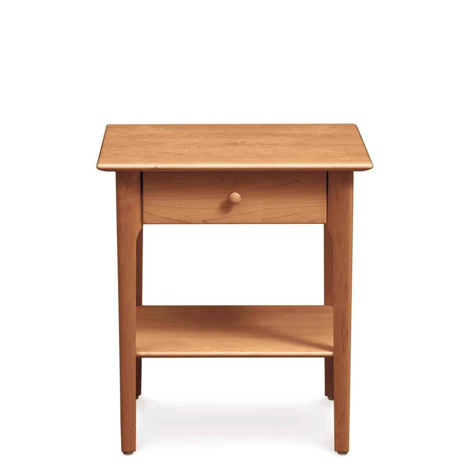 Sarah One Drawer Nightstand in Cherry - Urban Natural Home Furnishings. Nightstands, Copeland