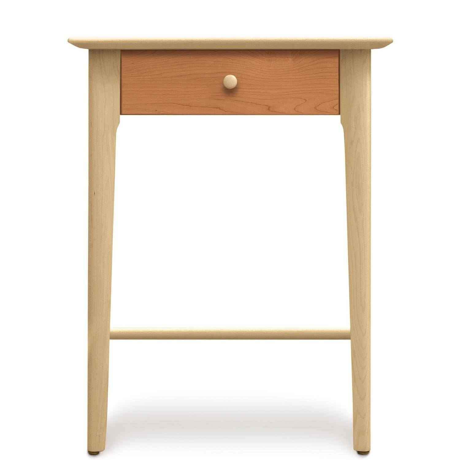 Sarah One Drawer Tall Nightstand in Maple/Cherry - Urban Natural Home Furnishings. Nightstands, Copeland