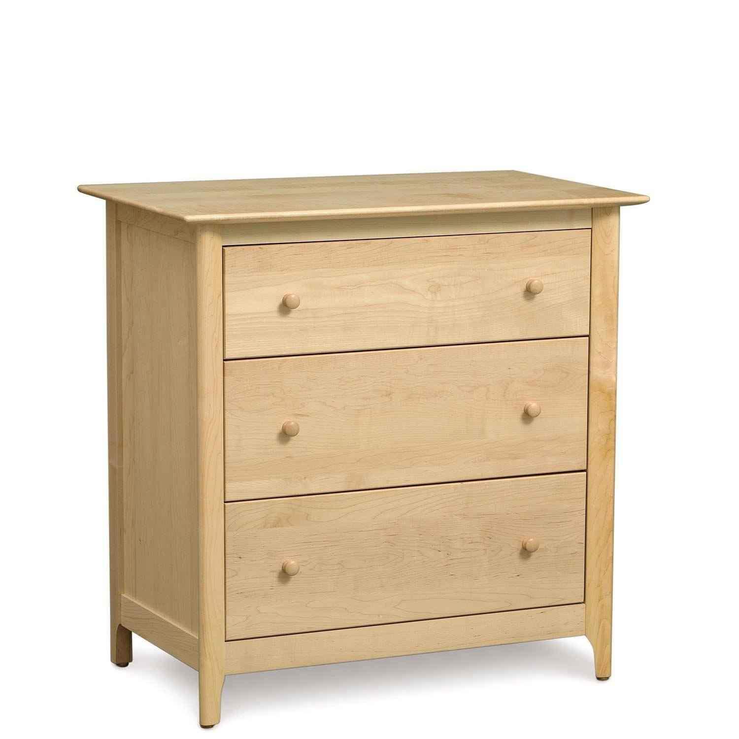 Sarah Three Drawer Dresser in Maple - Urban Natural Home Furnishings. Dressers & Armoires, Copeland