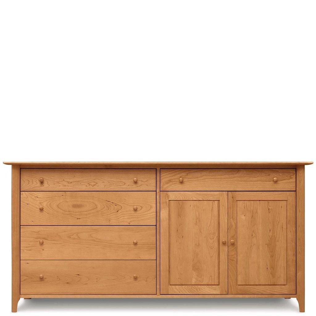 Sarah 4 drawers on right, 1 drawer over 2 doors on left buffet - Urban Natural Home Furnishings. Buffet, Copeland
