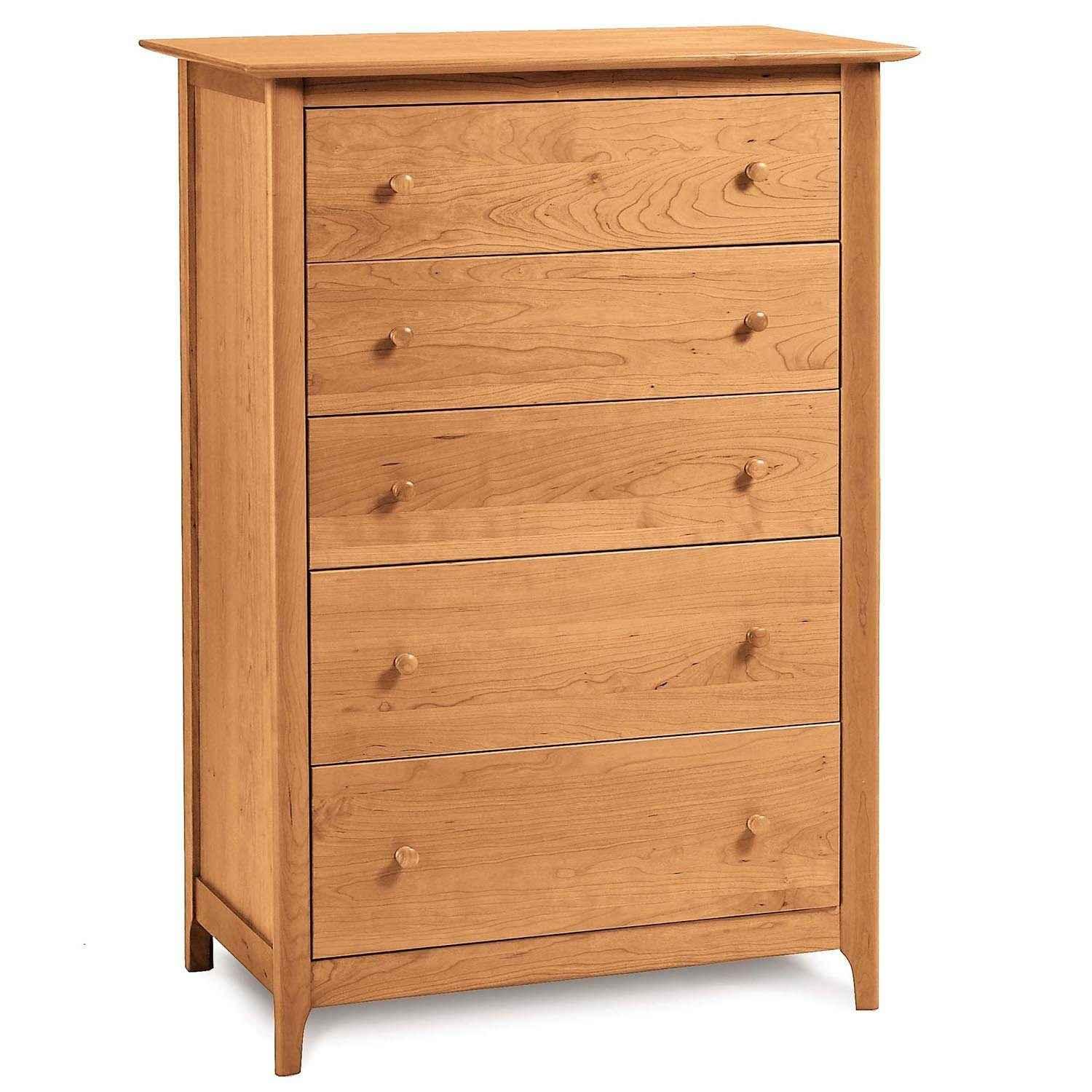 Sarah Five Drawer Dresser in Cherry - Urban Natural Home Furnishings. Dressers & Armoires, Copeland